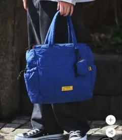 【現物写真あり】スクエアパデッドマルチパーパストートバッグ K477