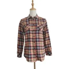 INGNI イング チェック柄 ネルシャツ 長袖 コットン100％ 秋冬 M