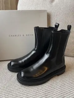 CHARLES & KEITH サイドゴアブーツ 38 ブラック