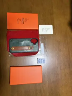 HANATORA iPhoneケース グリーン×ブラウン16plus用