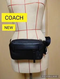 [超美品]COACHコーチウエストポーチ