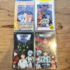 PSP エヴァンゲリオン4枚 シークレット　造られしセカイ 序 サウンドインパク