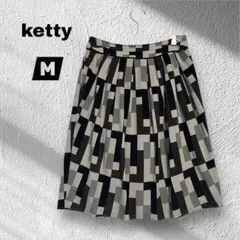 【kettyケティ】フレアースカート/プリーツタック/きれいめ/大人可愛い