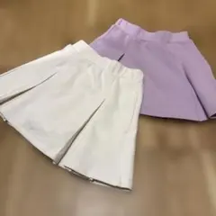 UNIQLOキッズドライスウェットミニスコート130サイズ2枚セット