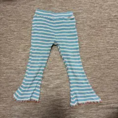 ボーダー　フレアパンツ　長ズボンのサムネイル