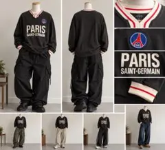 PARIS SAINT-GERMAIN 長袖カットソー ブラック