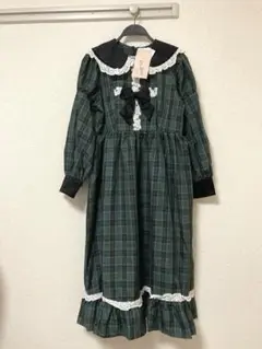 【期間限定出品9/5まで】しまむら 愛野えり ワンピース グリーン(LL/XL)