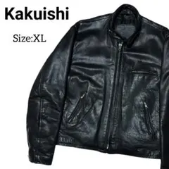 Kakuishi 牛革 ライダースジャケット 2026年最新】kakuishi レザージャケットの人気アイテム - メルカリ