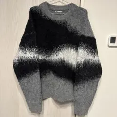 ZARAグレー ブラック ニット L