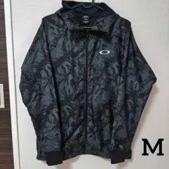 OAKLEY オークリー 迷彩 切替 トップスジップシャツ ダークグレー系 M