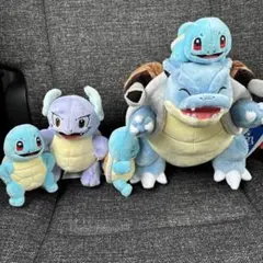 ポケモン ポケパークカントー カメックス ゼニガメ ぬいぐるみ ゼニガメ カメール カメックス ポケパークカントー 限定 ぬいぐるみ 2