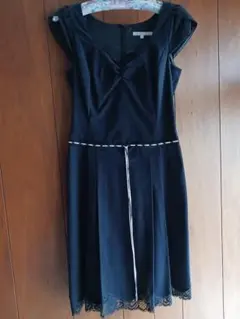 Rebecca Taylor ブラック 半袖 ワンピース 4