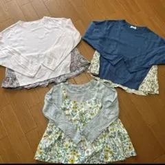 ペアマノン　花柄トップ　長袖　120サイズ まとめ売り