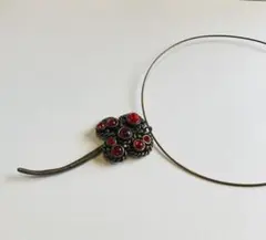 カメオのリボンチョーカーパール付き新品未使用メルカリ便匿名発送 