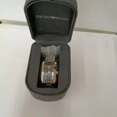 EMPORIO ARMANI スクエア クォーツ 腕時計　ジャンク