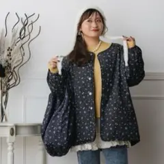 helm×taiyou 花柄 リバーシブルジャケット