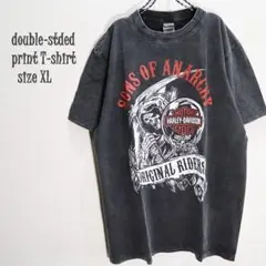 【新品】ビンテージ加工　バイカーTシャツ　XL　ハーレーダビッドソン