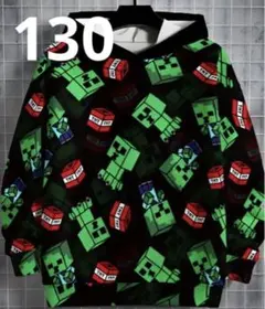 マインクラフト　Minecraft パーカー　薄手　128-140センチ