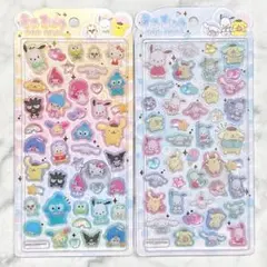 匿名配送 うるちゅるPOPシール サンリオキャラクターズ 2種セット