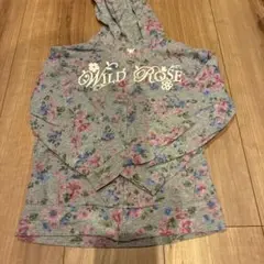 Wild Rose 花柄パーカー 120
