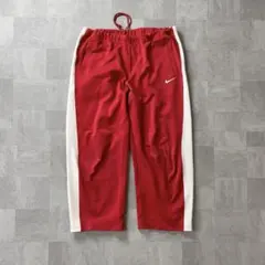 90-00s Nike Wide Baggy Track Pants Red