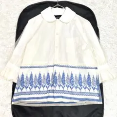 トリココムデギャルソン ブラウス 長袖 レースcomme des garçons