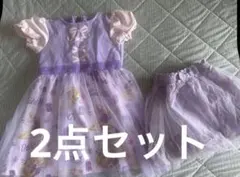 ラプンツェル 半袖ワンピース キュロット2点セットのサムネイル