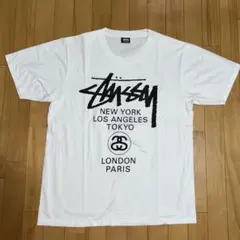 Stussy World Tour Tシャツ ホワイト L