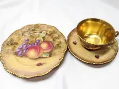 ロイヤルウースター フルーツ キャビネットカップ＆ソーサー 1923年