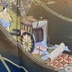 留袖ドレス、新郎新婦母❣️一部刺繍 鶴 縁起柄 - メルカリ