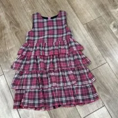 値下げしました⭐︎ BeBe チェック柄ワンピース