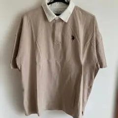 USPOLOASSNユーエスポロアッスン　ベージュ　ポロシャツ