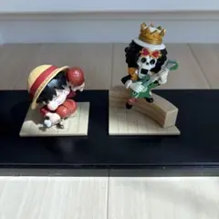 値下げ　ワンピース　ONE PIECE フィギュア　ルフィ　ブルック　2体