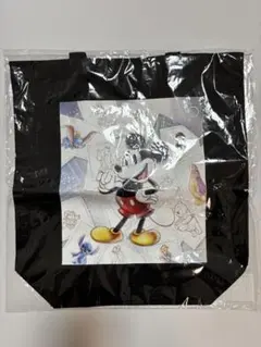 ミッキーマウス トートバッグ 黒