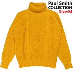 【美品】ポールスミス タートルネック ニットセーター M ウール100%