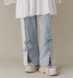 Thierry Mugler ティエリーミュグレー ベージュ パンツ - メルカリ