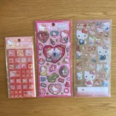 【新品未使用】ハローキティ キャラクターシール 2種セット