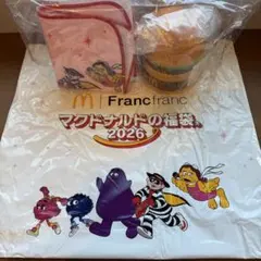 【新品・未使用】マクドナルドの福袋 2026 2点セット Francfranc