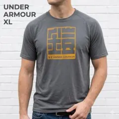 アンダーアーマー 半袖 Tシャツ XL グレー トレーニングウェア 吸汗速乾