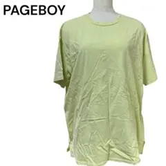 PAGEBOY ページボーイ オーバーサイズTシャツ ライムグリーン F