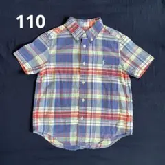 Ralph Lauren チェック柄ポロシャツ 4/4T