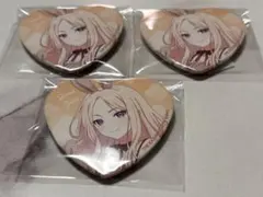 学マス　gigo ハート缶バッジ　星南