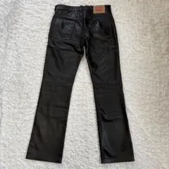 肉厚牛革◇Indian Motocycle◇W28レザーパンツ黒 値下げ交渉可 - メルカリ