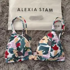 ALEXIA STAM ビキニトップ 花柄 Mのサムネイル