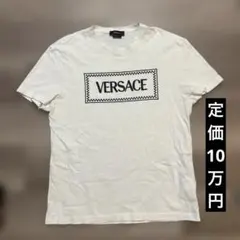 VERSACE ヴェルサーチ ロゴTシャツ ホワイト 高級感◎のサムネイル