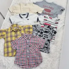 ７点セット★男の子★子供服まとめ★110cm★ポロシャツシャツTシャツ★トミカ