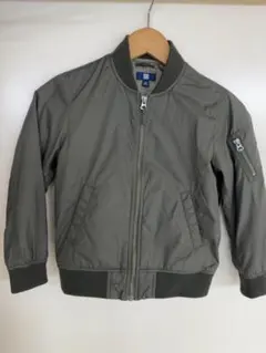 【美品】120センチ　 グレー ボンバージャケット