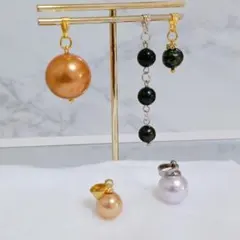 79◇５点セットあこや等　人気ネックレストップ★艶貝真珠パール★シェル★貝