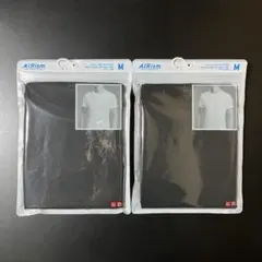 ユニクロ エアリズム クルーネックT(S-半袖) M ②枚セット