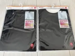 みーたん様専用　UNIQLO HEATTECH UネックTシャツ 80 ブラック